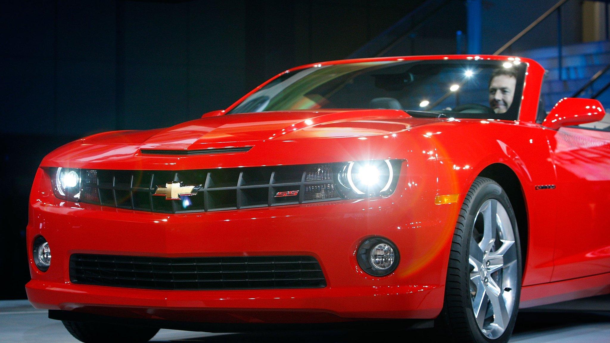 Chevrolet Camaro on display