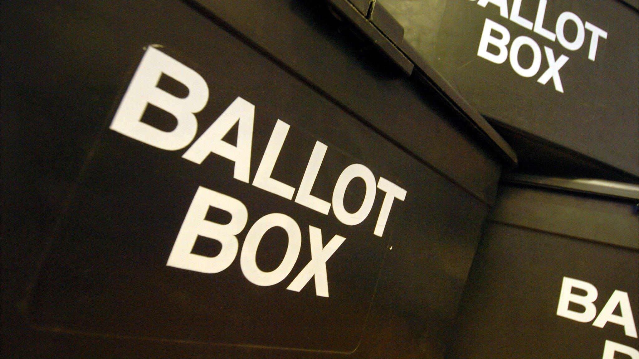 Ballot boxes