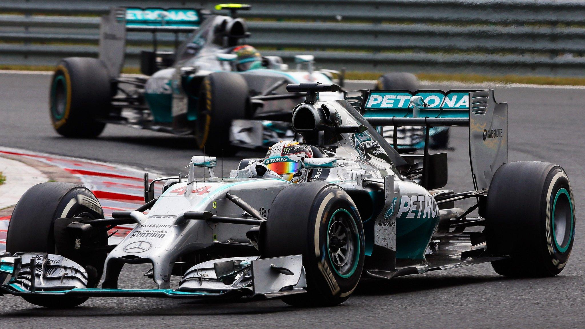 Lewis Hamilton and Nico Rosberg