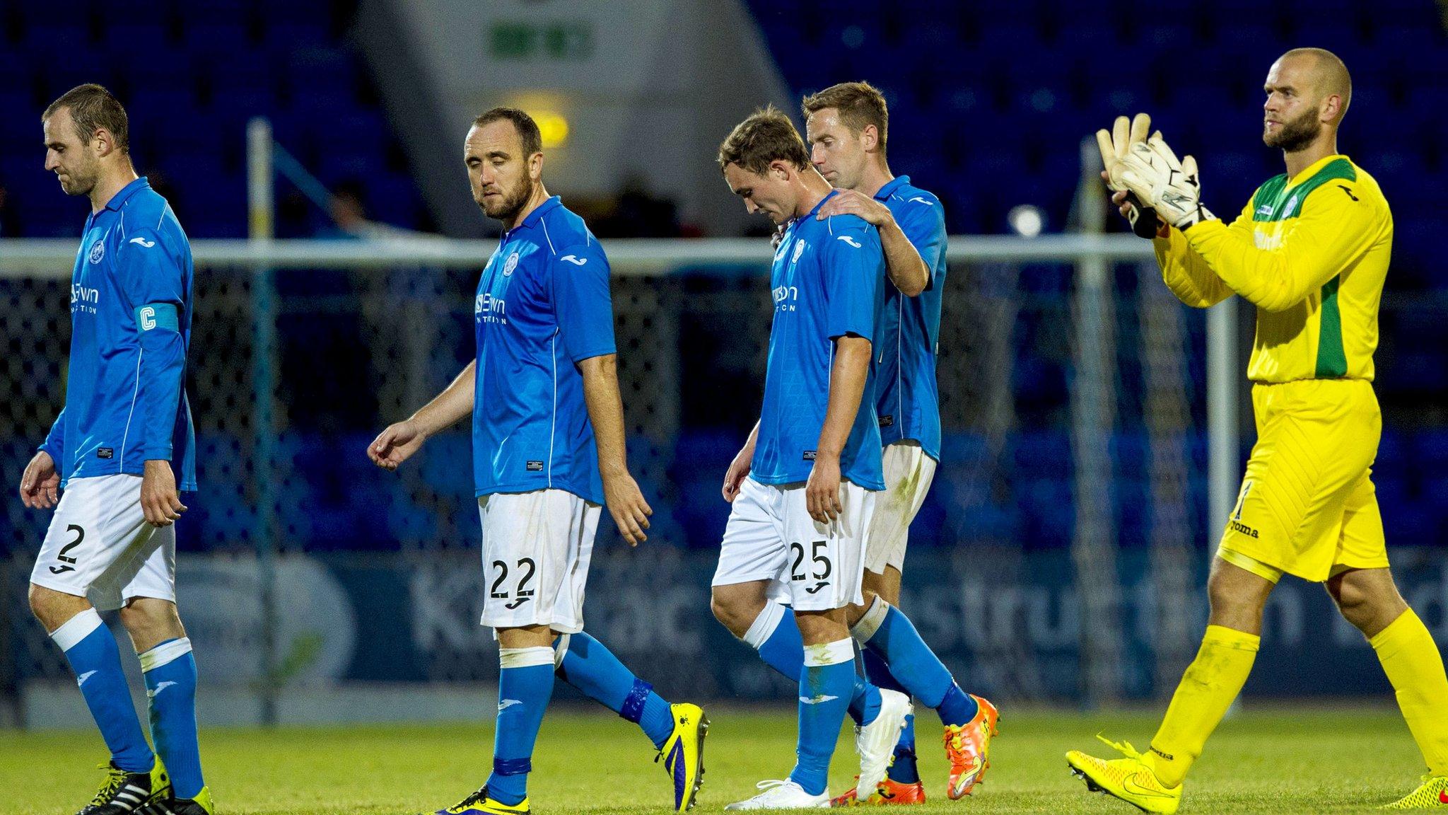 St Johnstone lost 2-1 at home to Spartak Trnava