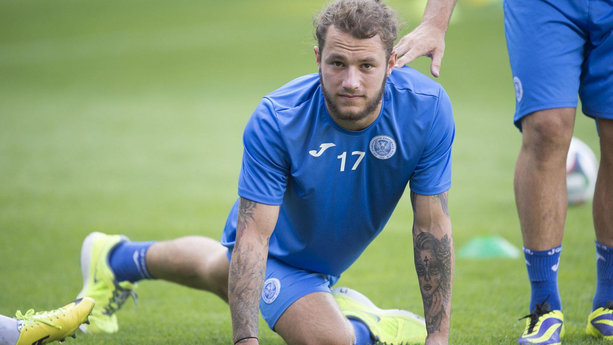 St Johnstone striker Stevie May