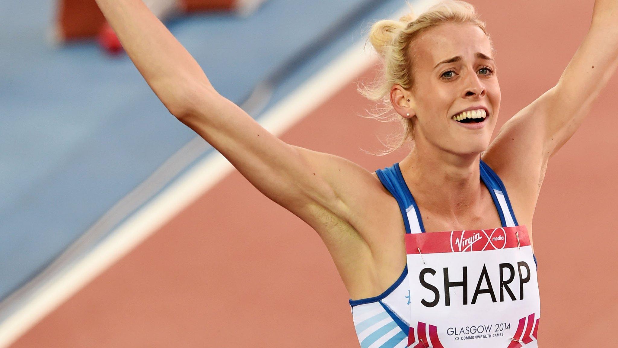 Lynsey Sharp finished second in the 800m at Hampden