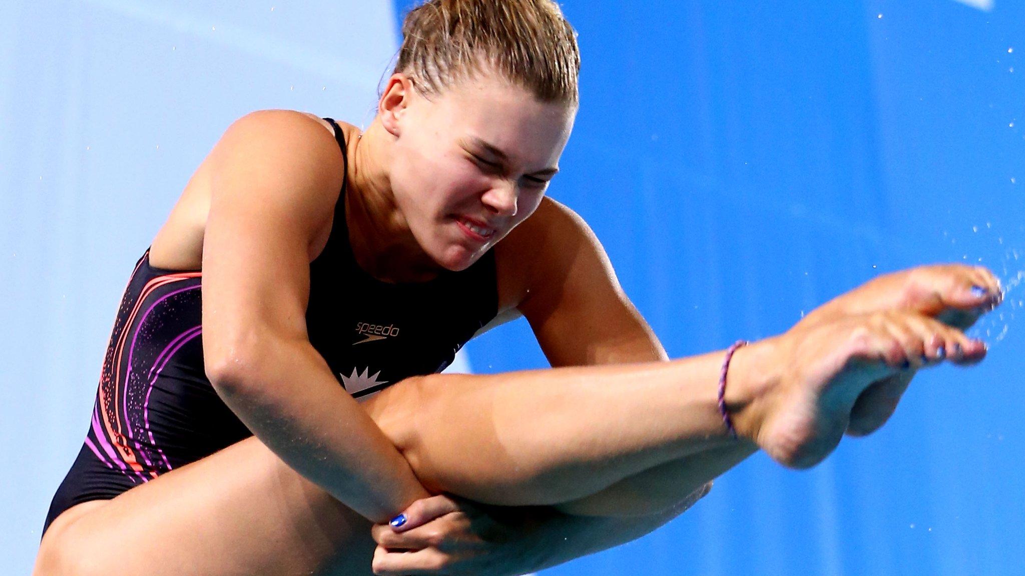 Grace Reid finished fifth in the one metre springboard