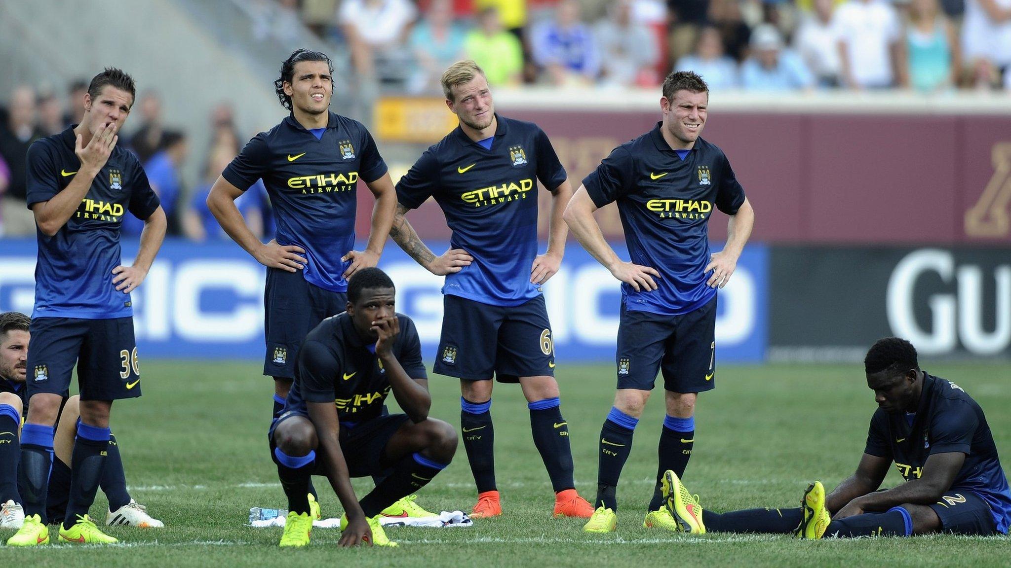 Manchester City players