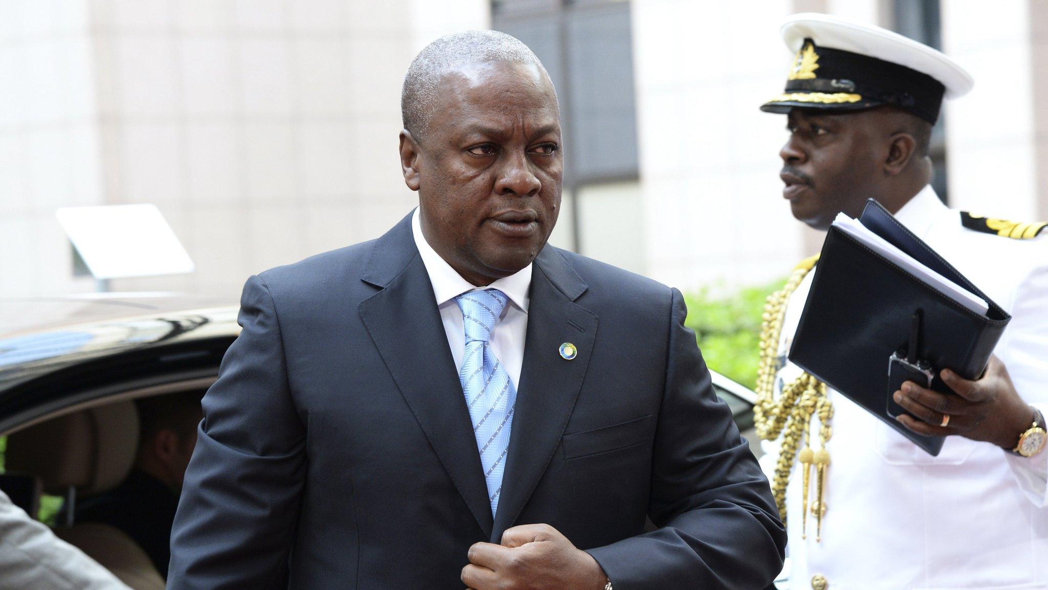 Ghana President John Mahama