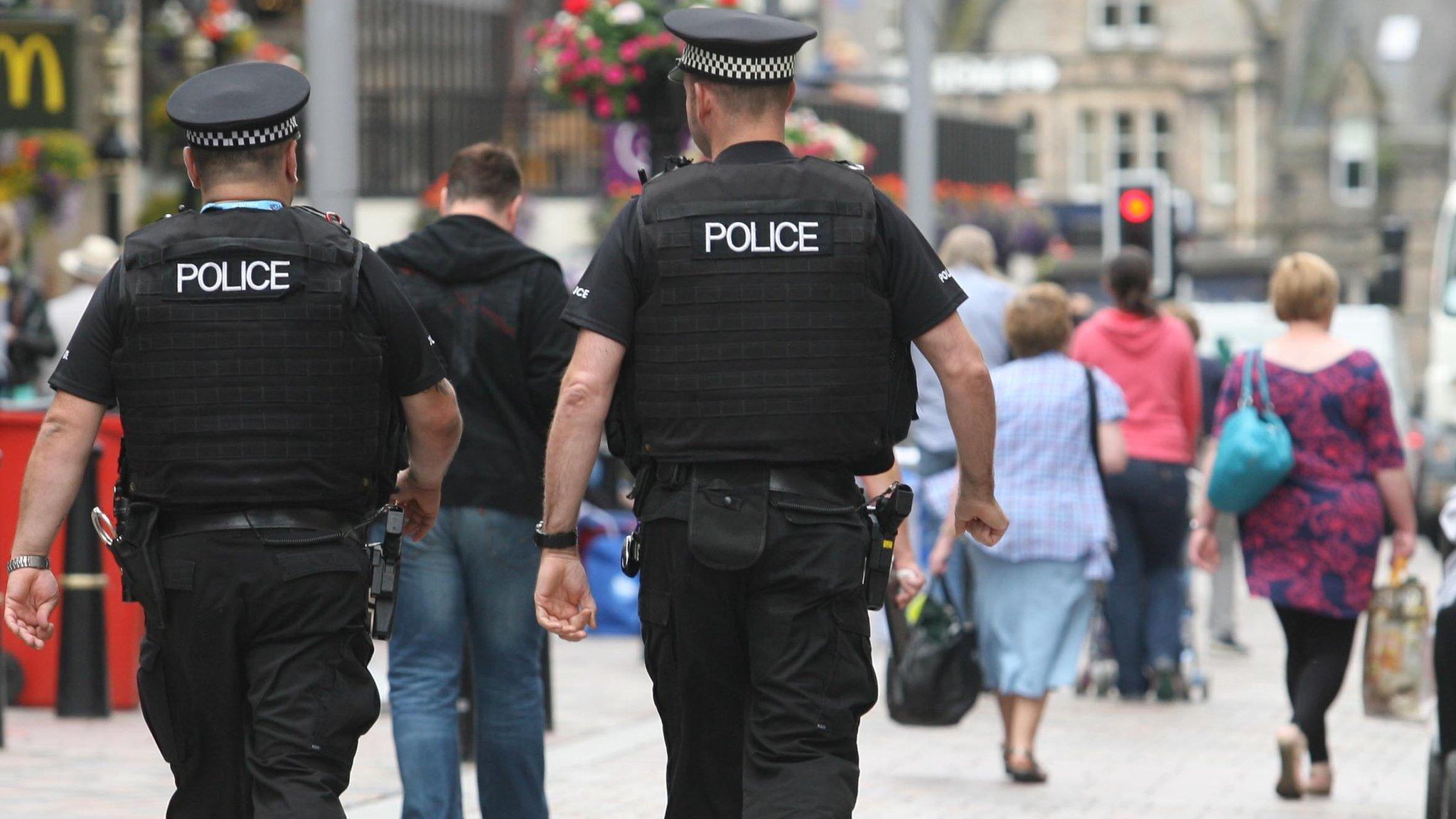 Firearms officers in Inverness