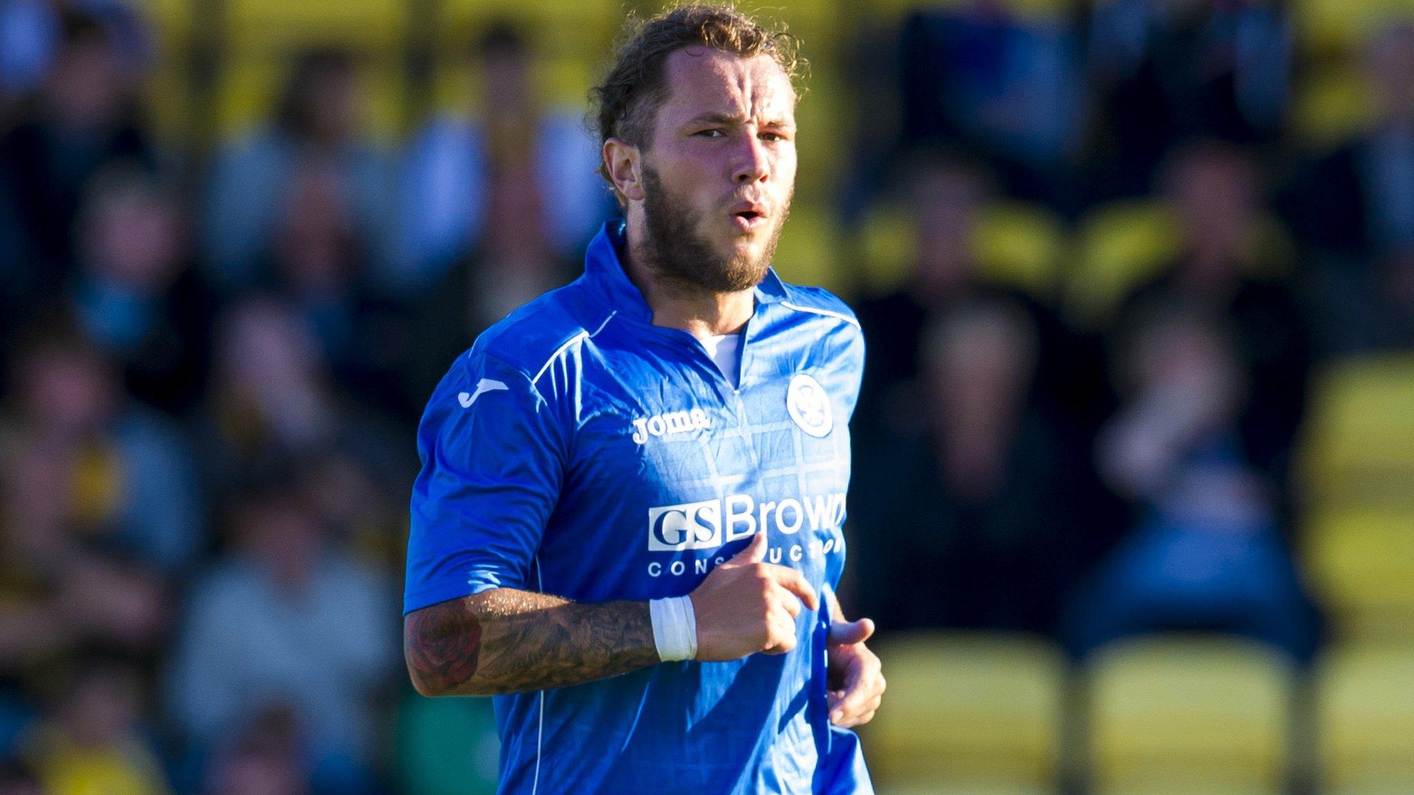 St Johnstone striker Stevie May