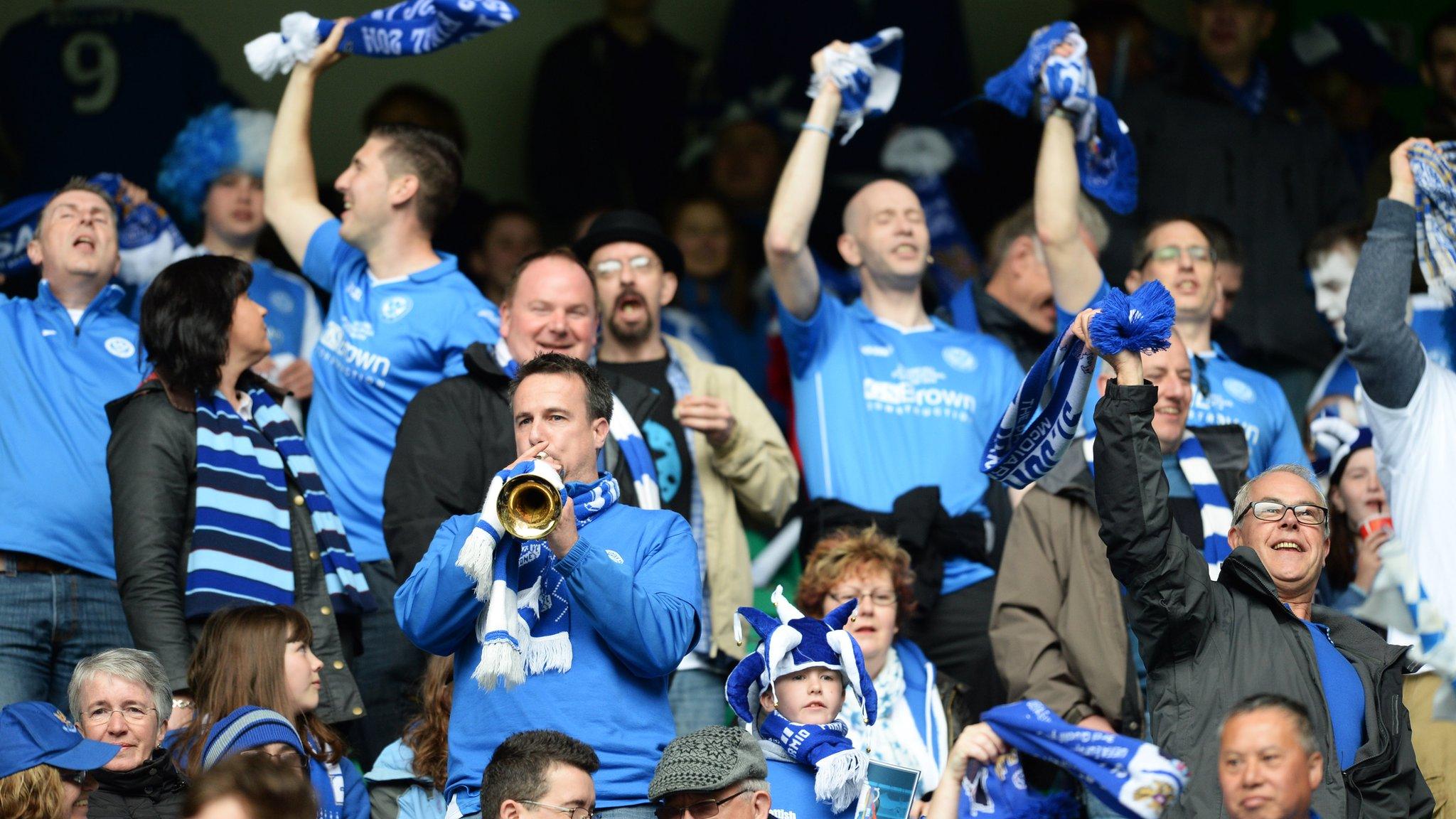 St Johnstone fans celebrated a Scottish Cup win last season