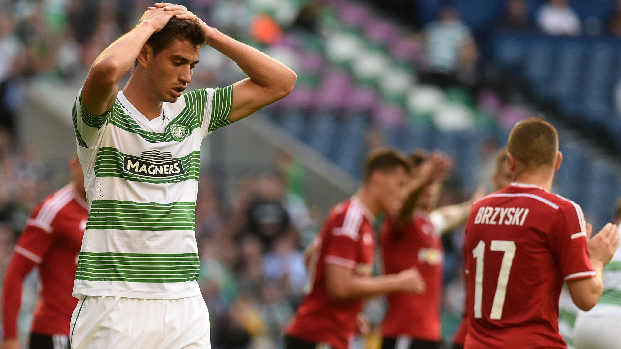 Celtic crashed to a 6-1 aggregate loss to Legia Warsaw