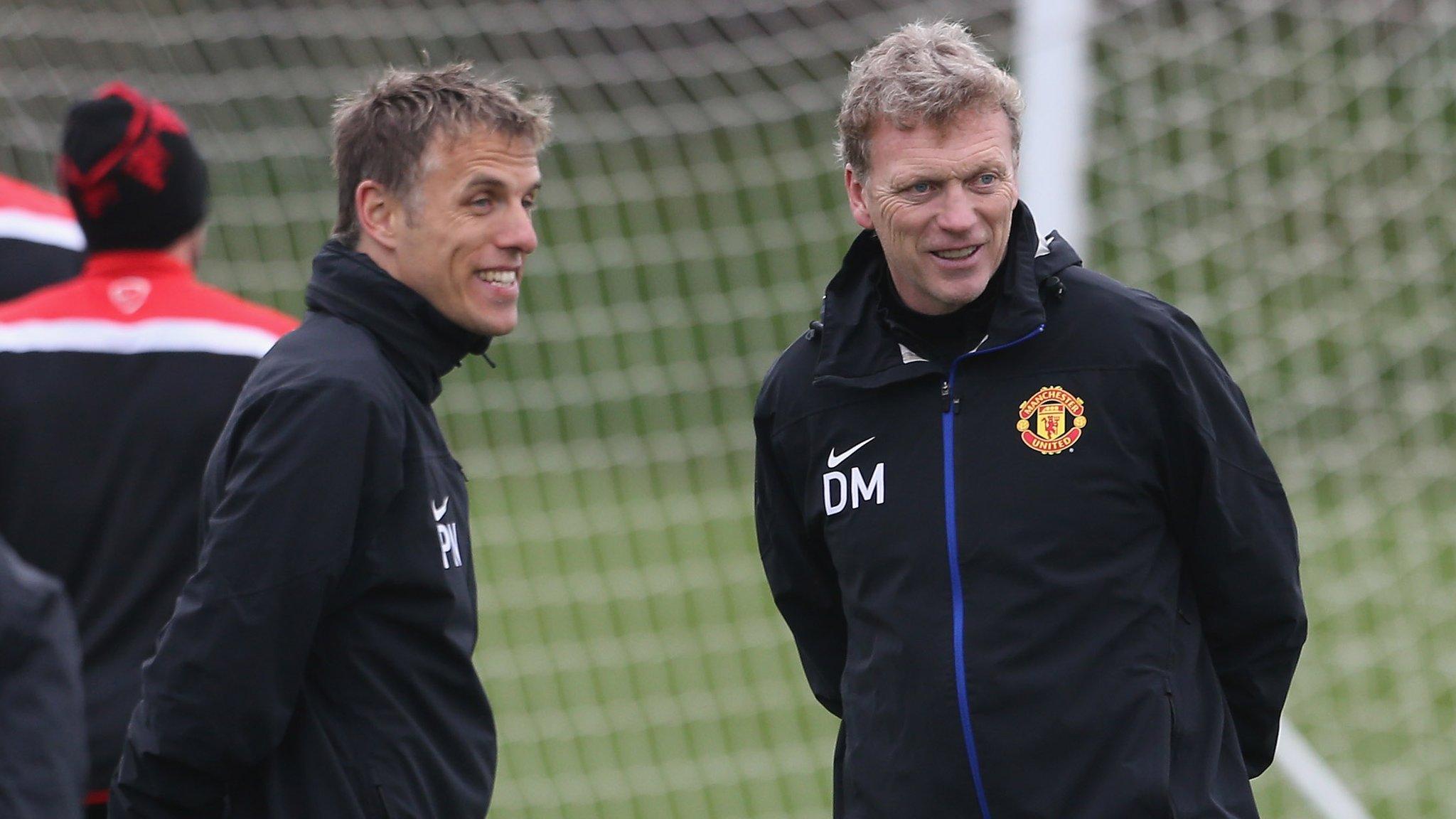 Phil Neville and David Moyes