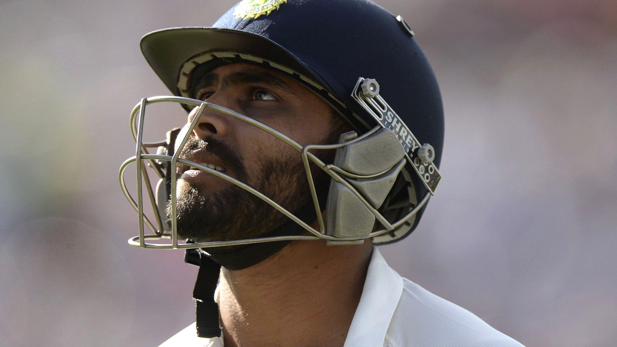 India's Ravi Jadeja during the fourth Test defeat at Old Trafford