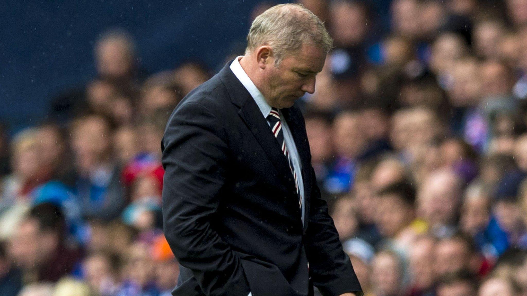 Rangers manager Ally McCoist