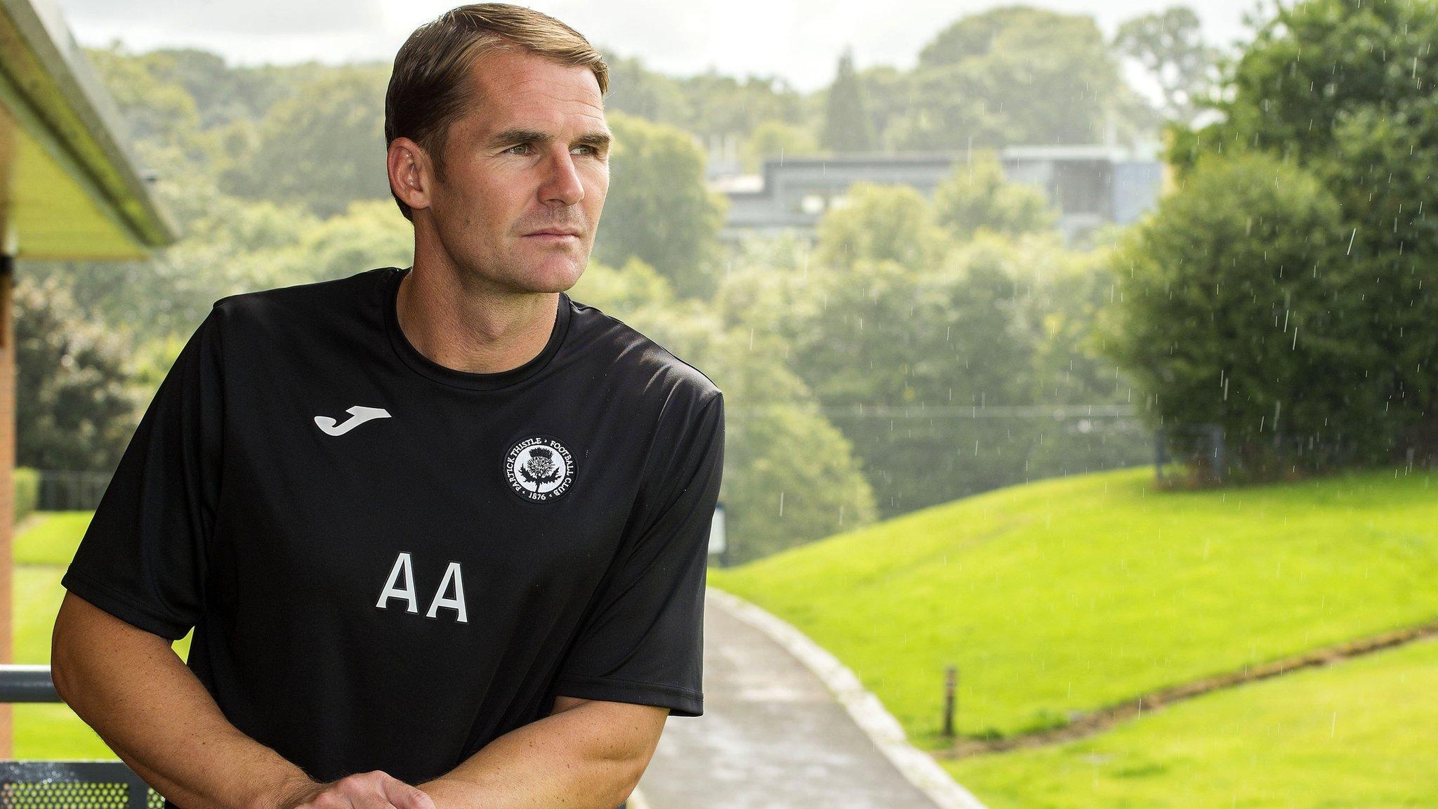 Partick Thistle manager Alan Archibald