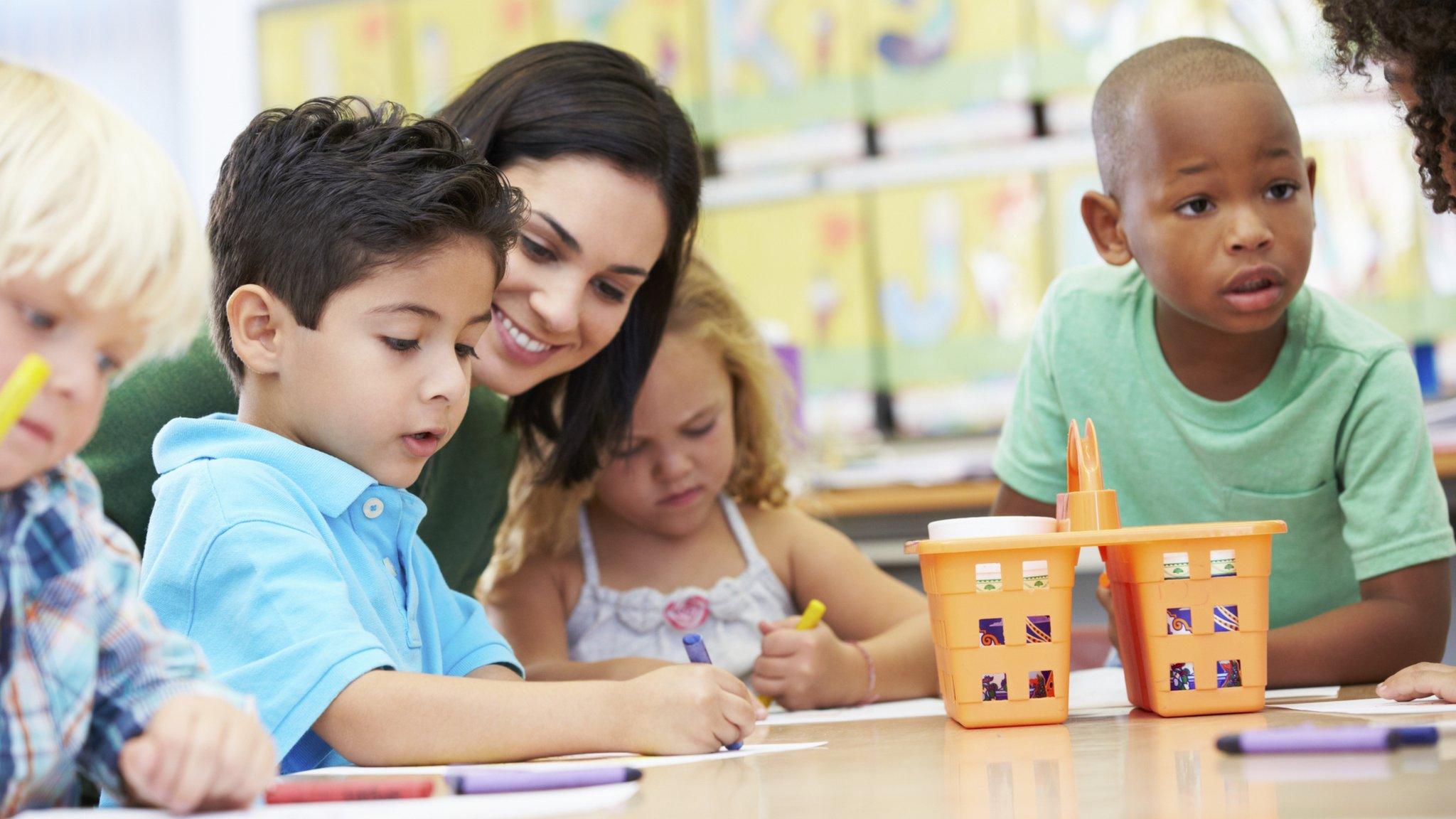 Children at pre-school