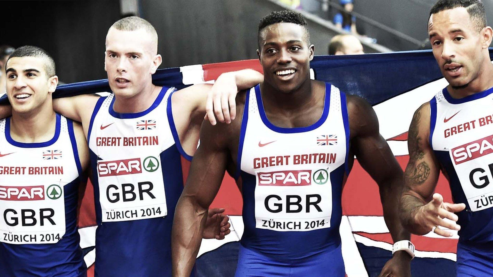 GB Men's 4x100m relay team