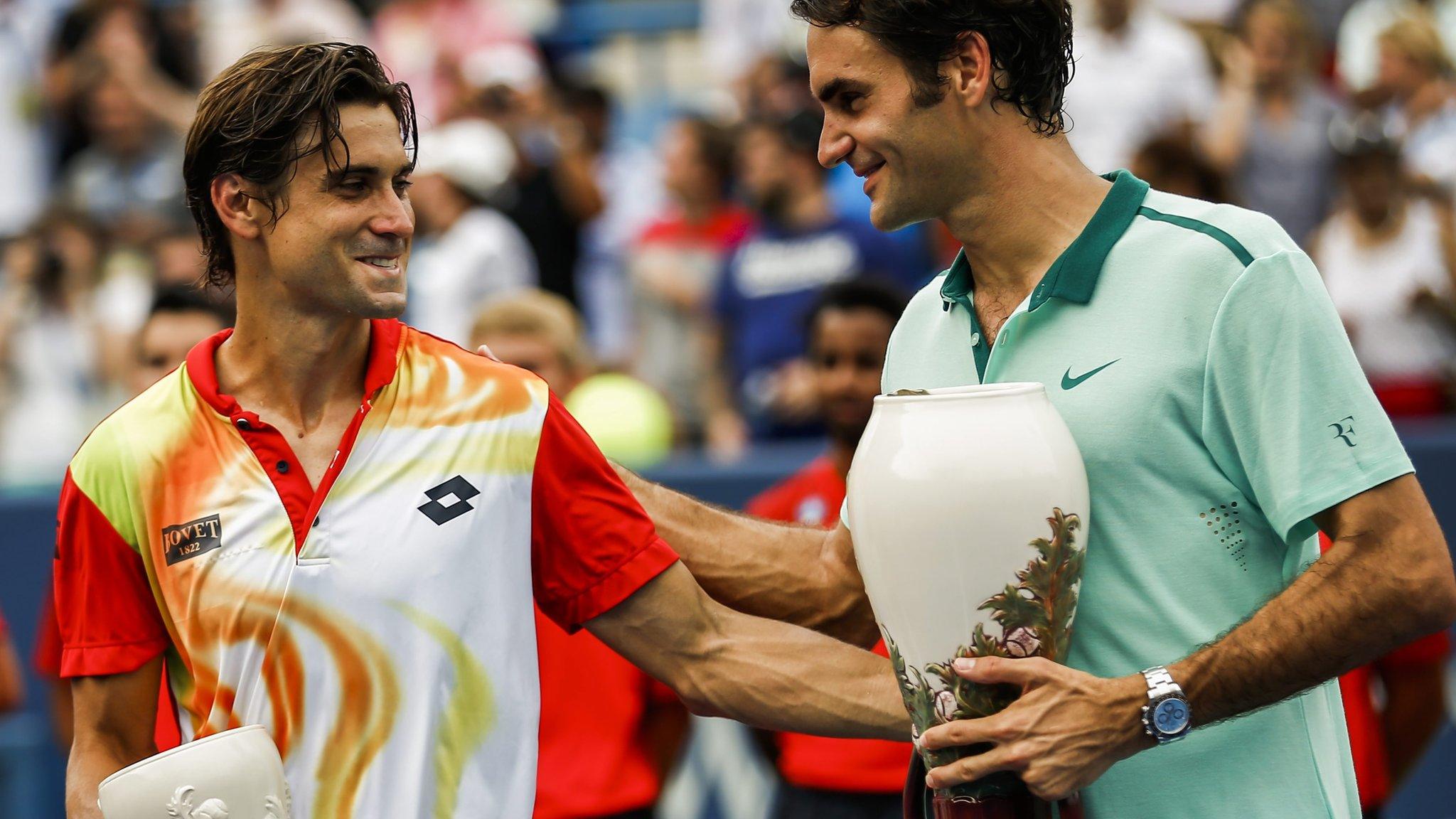 David Ferrer and Roger Federer