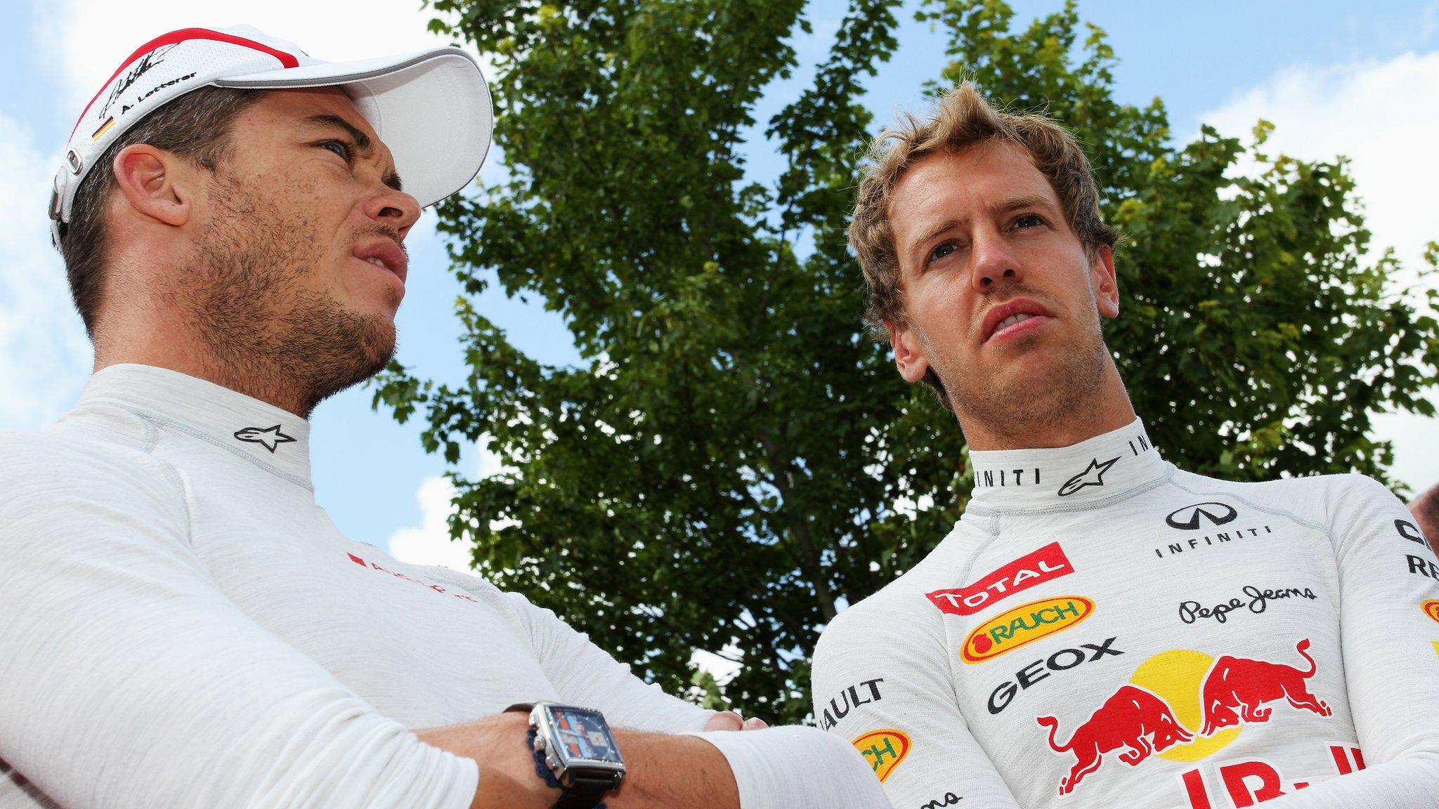 Andre Lotterer, Sebastian Vettel