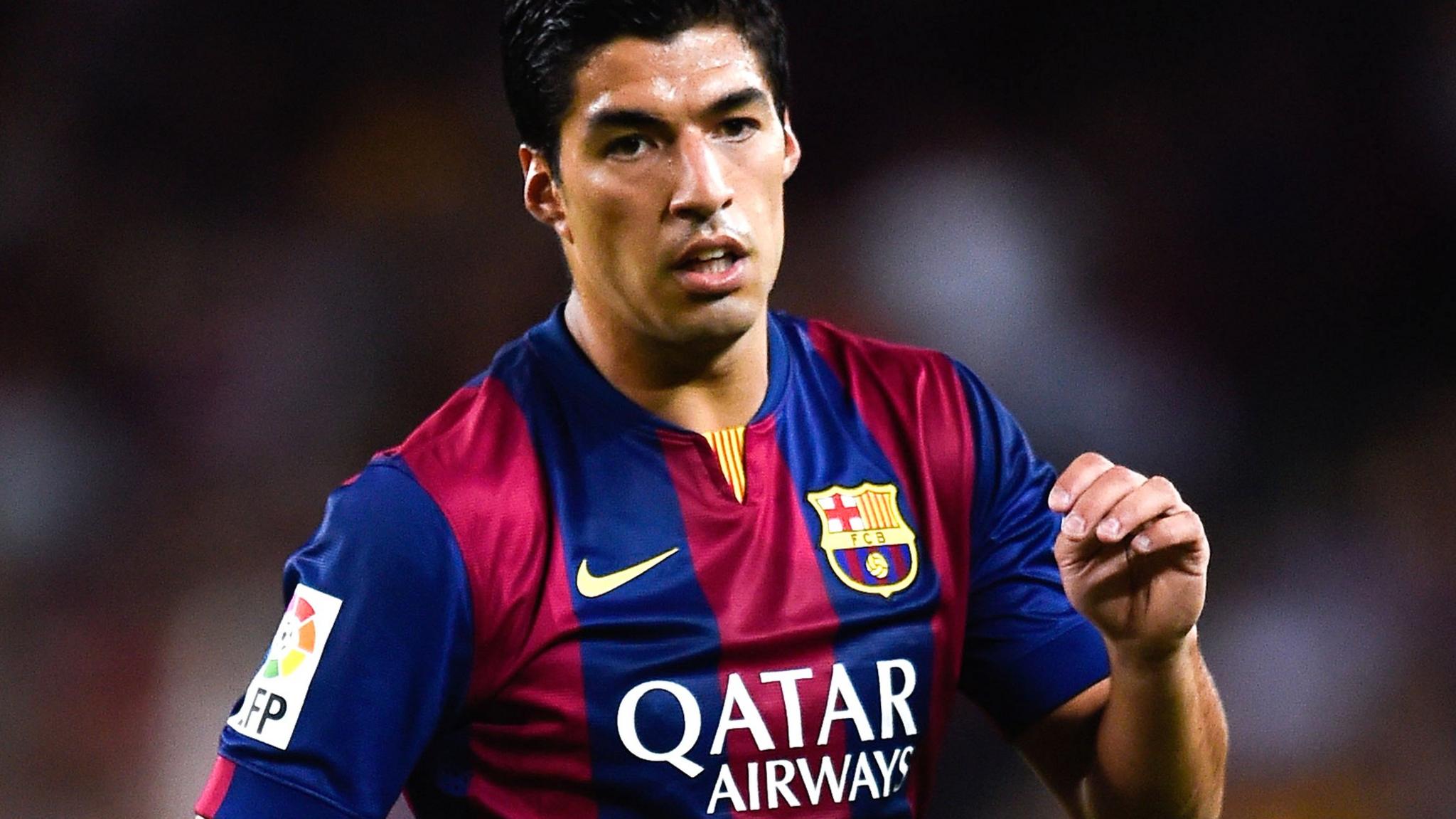 Luis Suarez in action for Barcelona