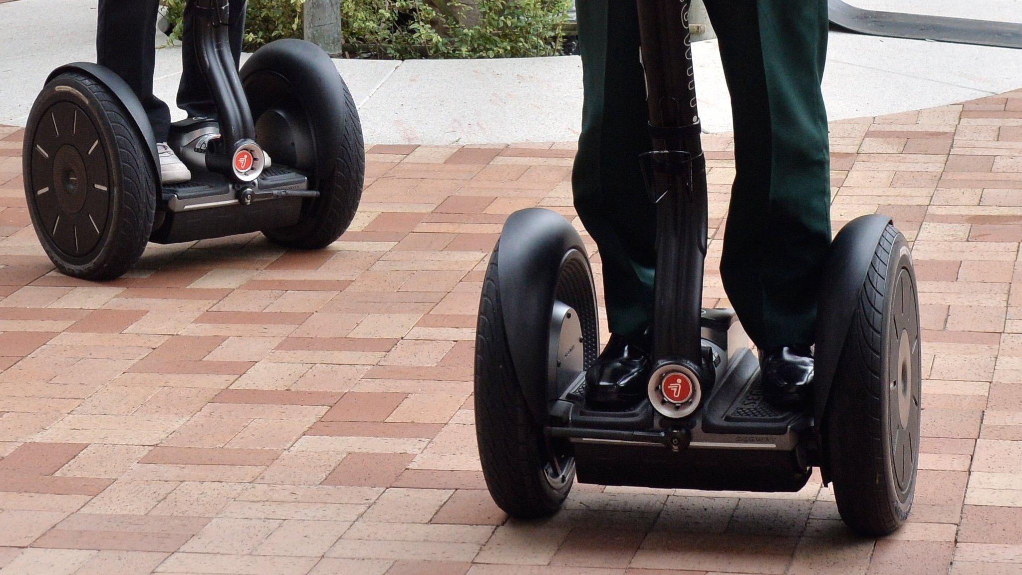 People on Segways