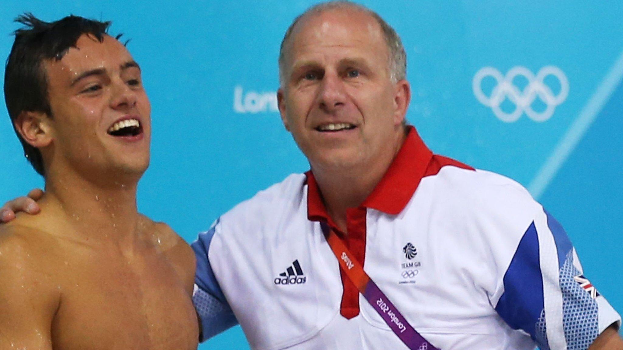 Andy Banks with Tom Daley