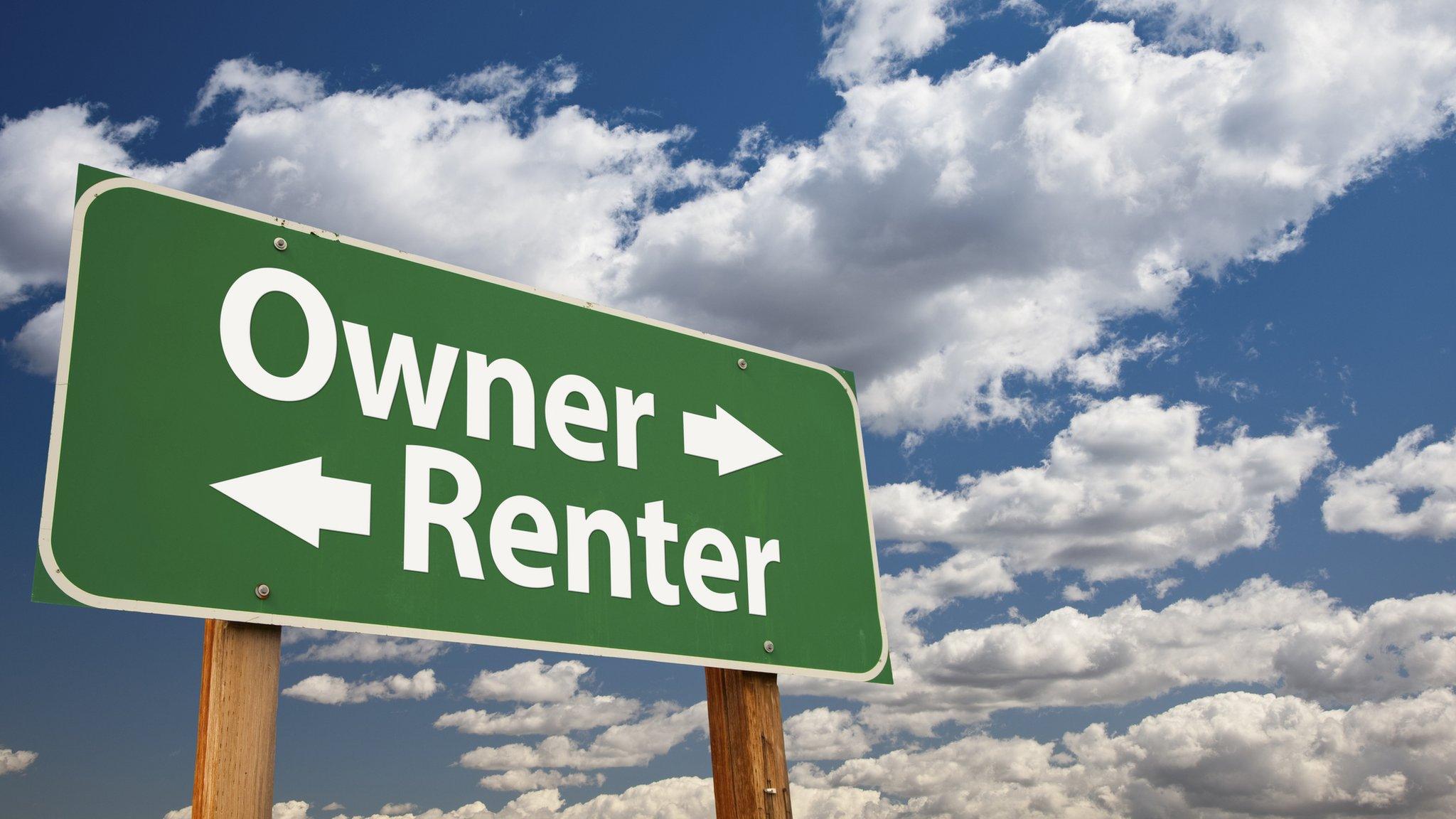 owner v renter sign