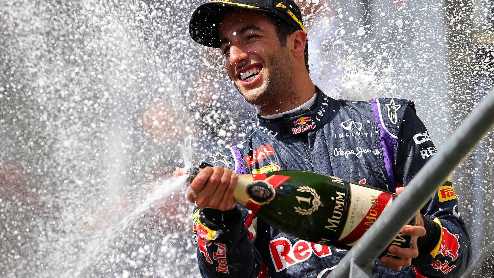 Daniel Ricciardo of Red Bull and Australia