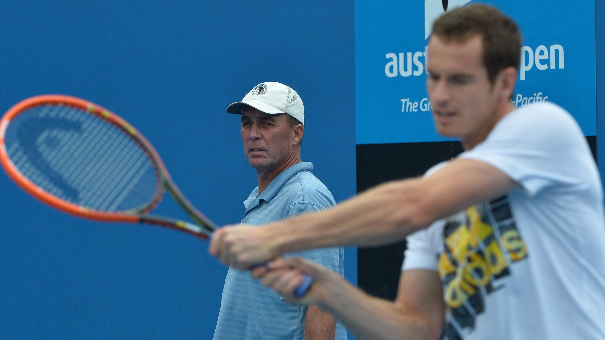 Andy Murray and former coach Ivan Lendl