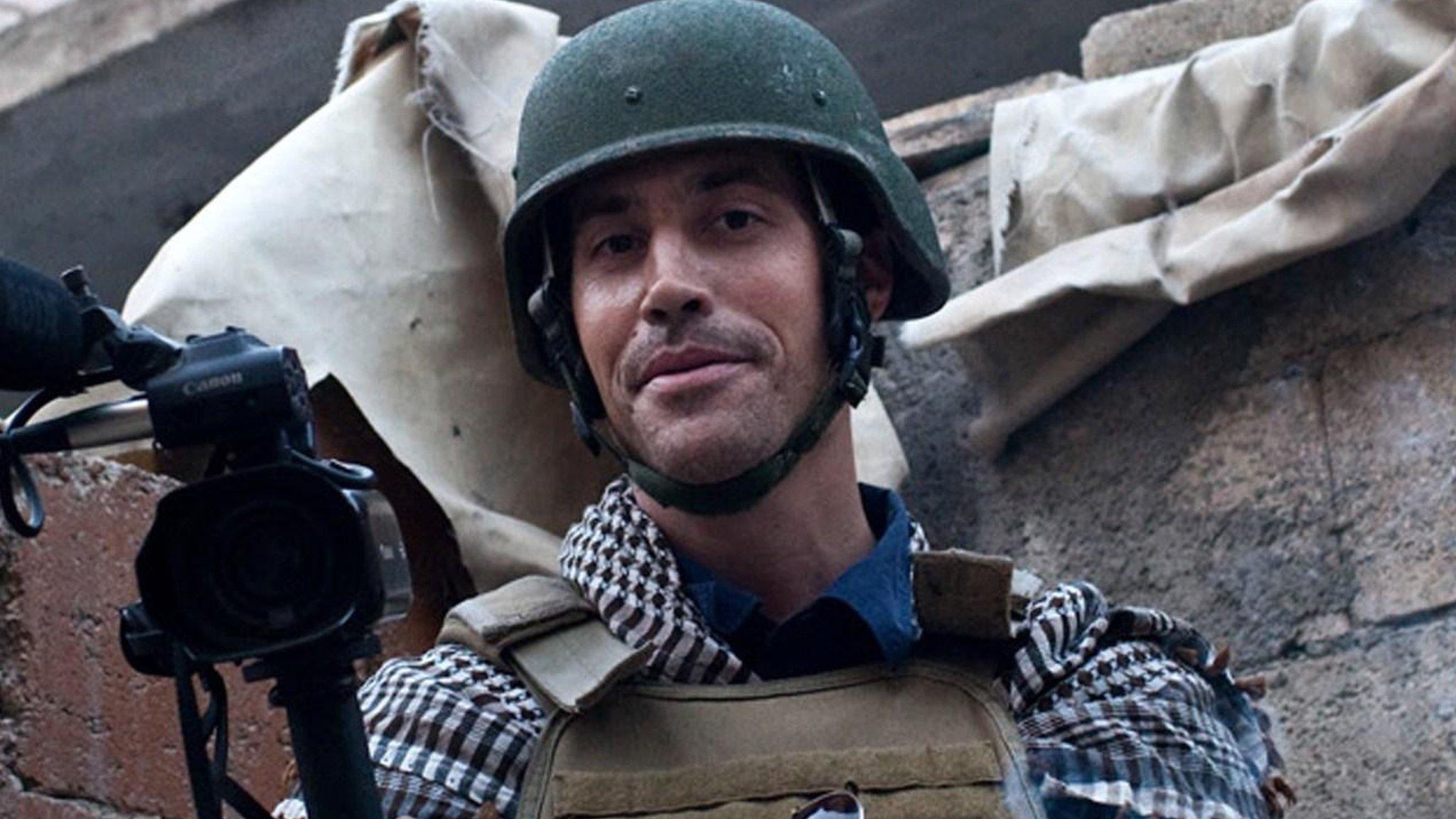 James Foley in Aleppo, Syria, on 5 November 2012