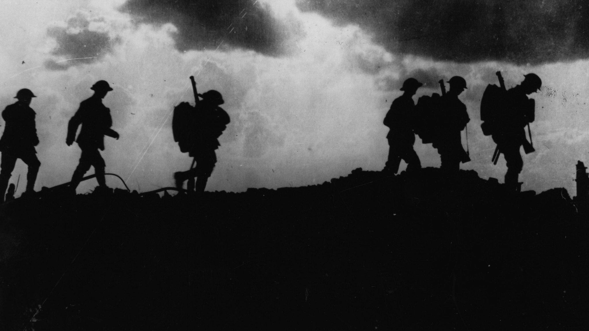 British soldiers, east of Ypres, in October 1917