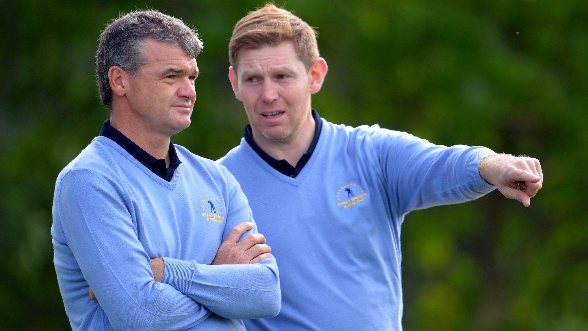 Paul Lawrie and Stephen Gallacher