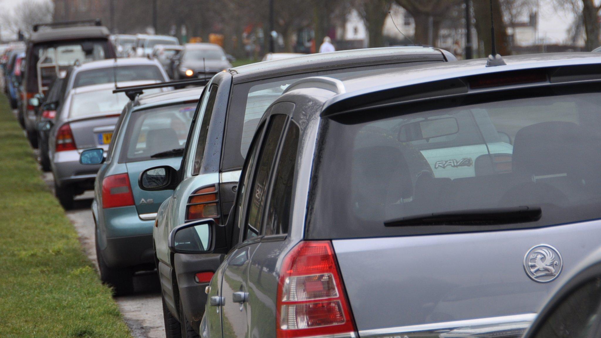 Parked cars - generic image