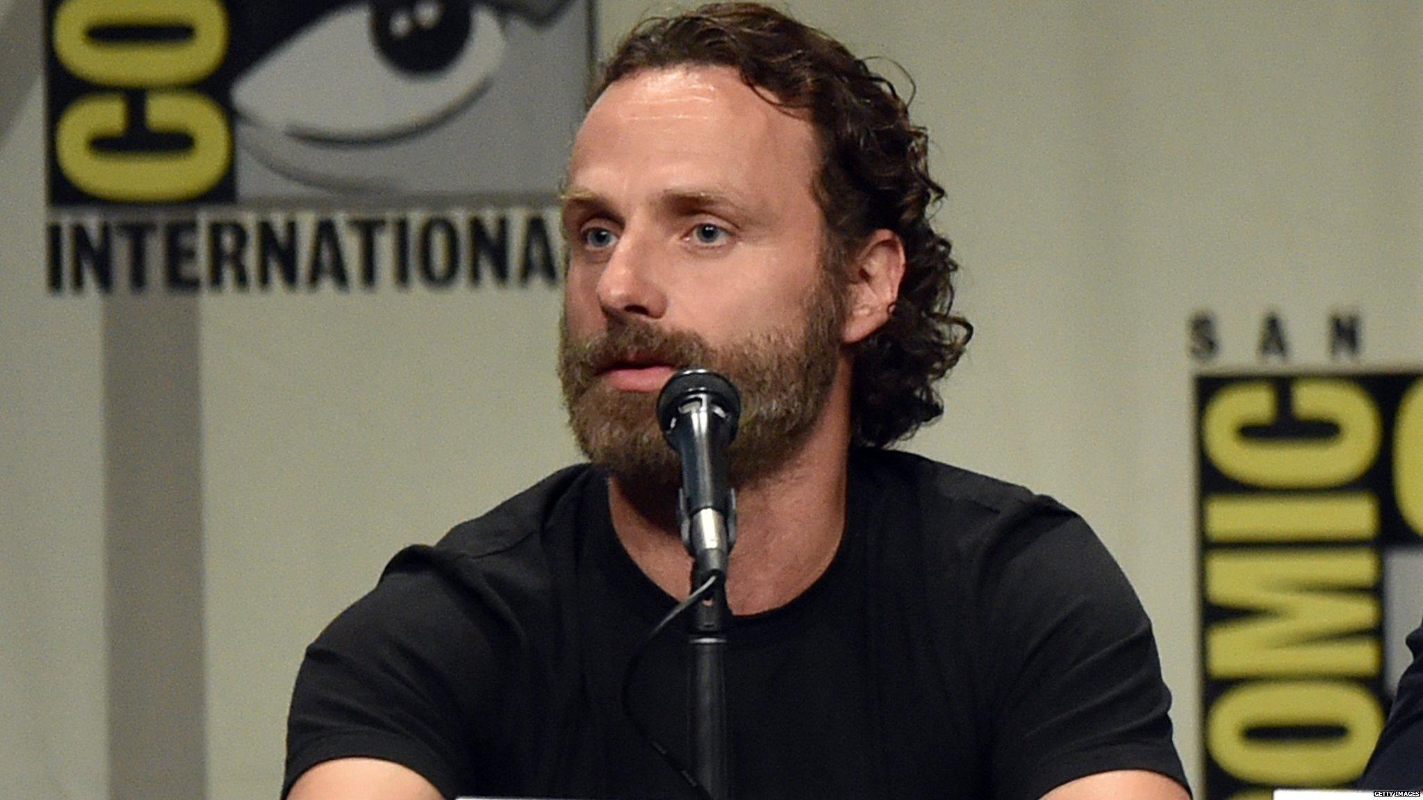 Andrew Lincoln plays Rick in the Walking Dead