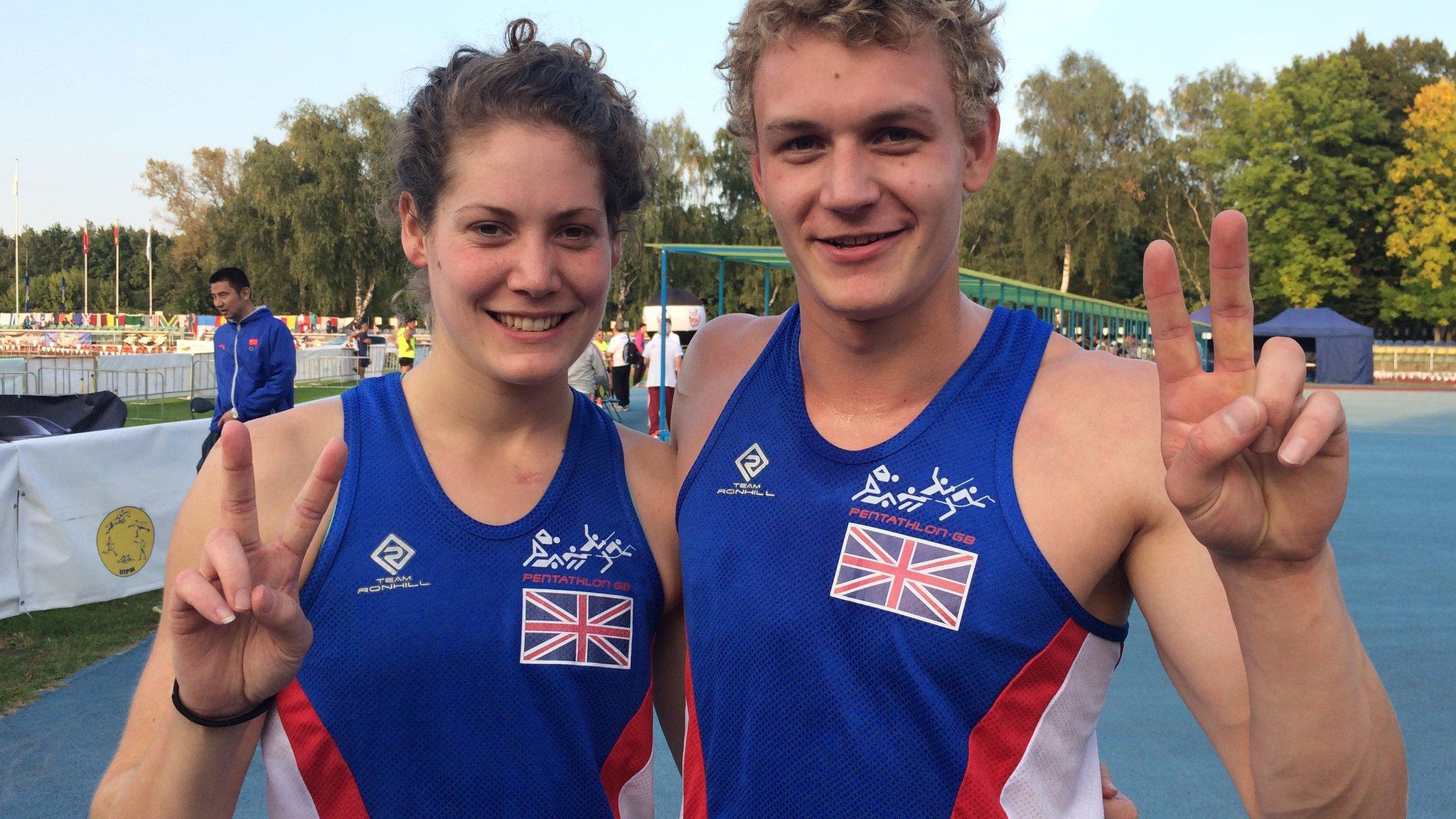 Kate French and Joe Evans - Modern Pentathlons