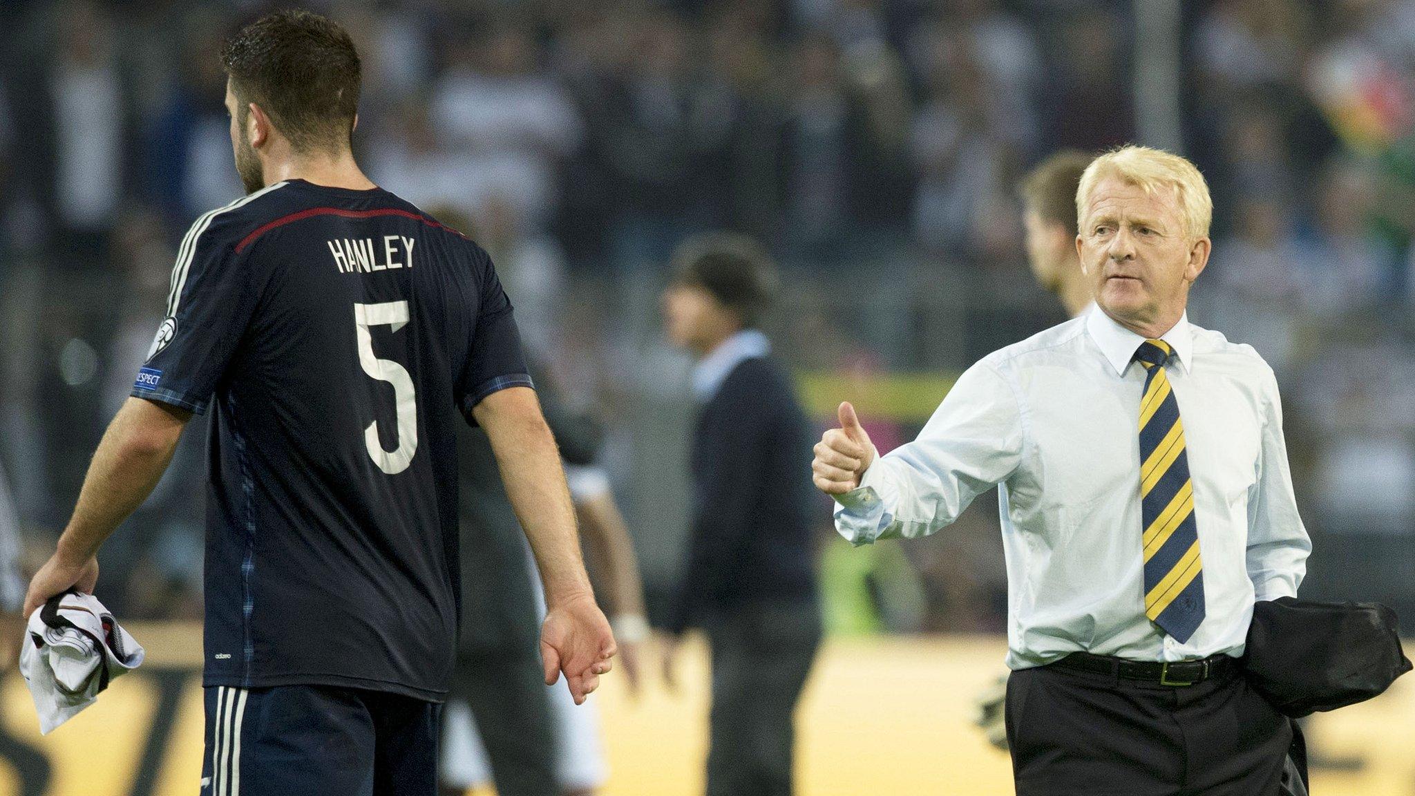 Grant Hanley and Gordon Strachan