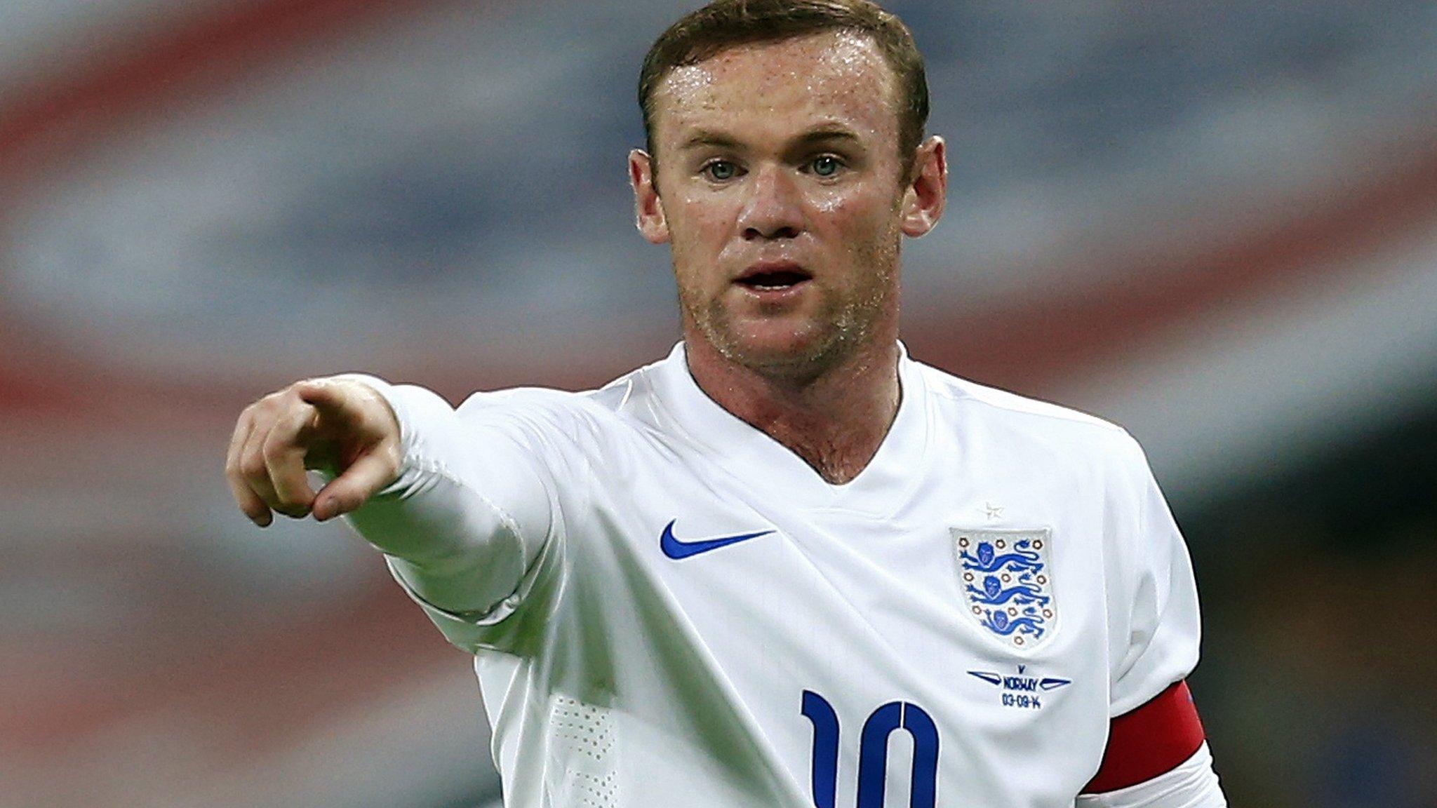 England captain Wayne Rooney