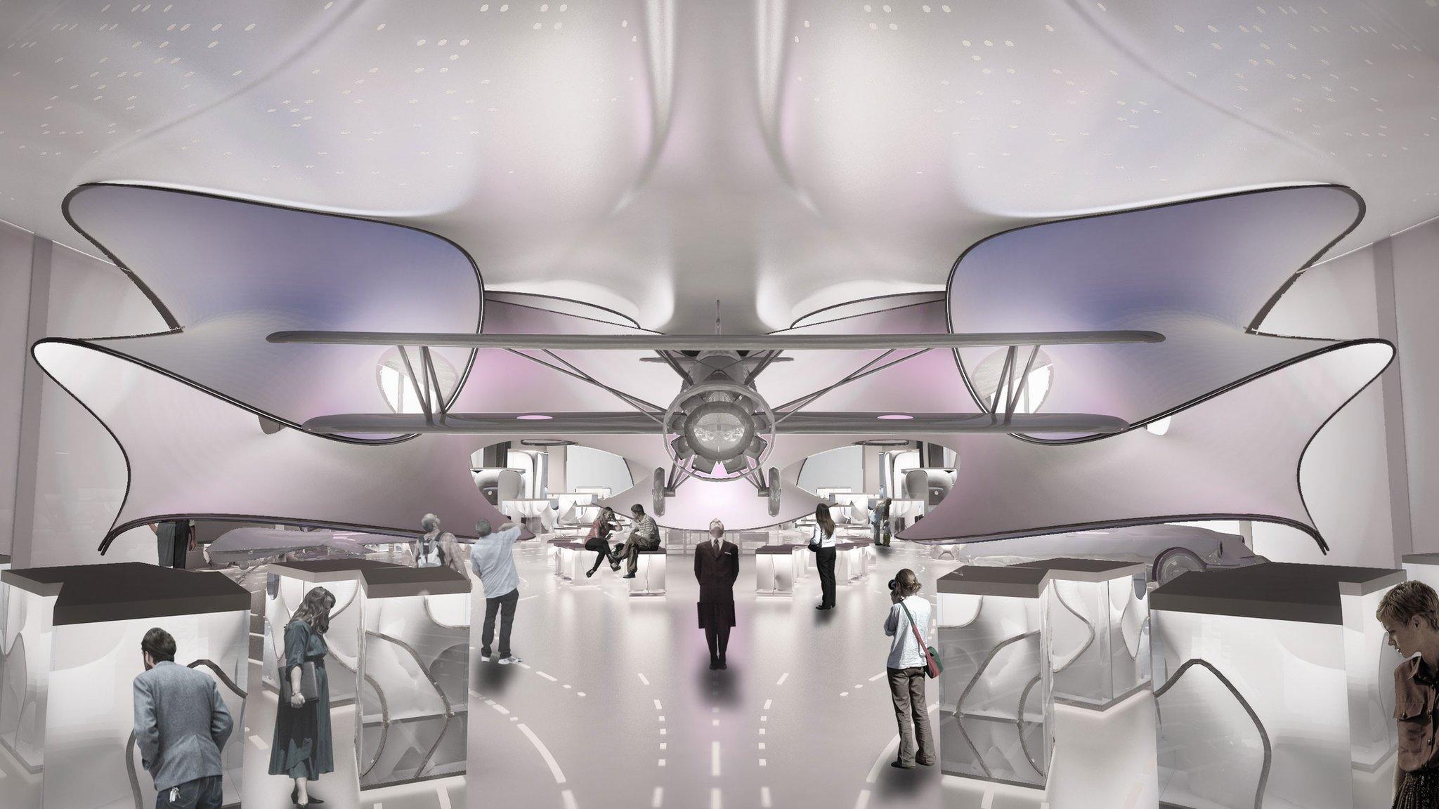 Artist impression of the mathematics galley