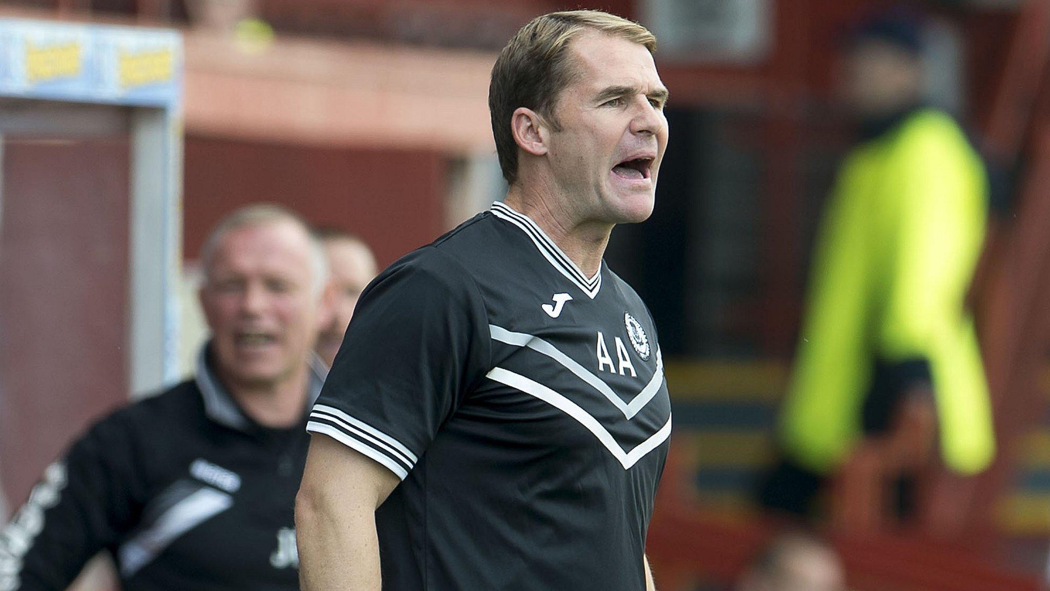 Partick Thistle manager Alan Archibald