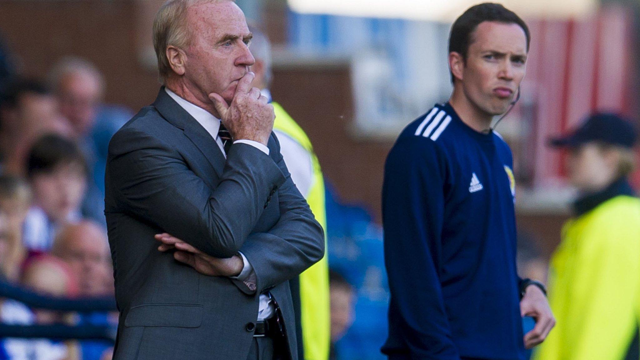 St Mirren manager Tommy Craig