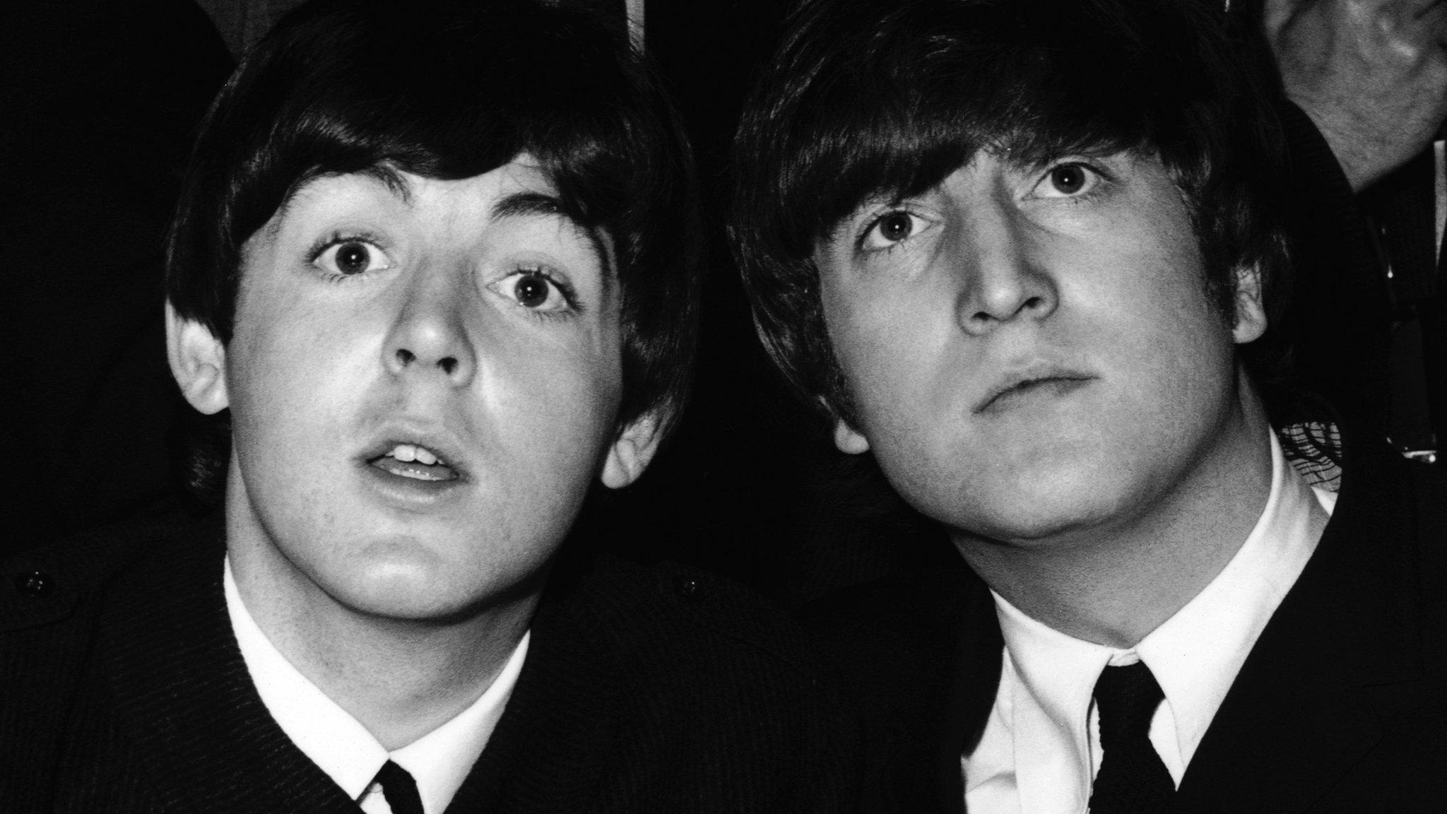 Paul McCartney and John Lennon