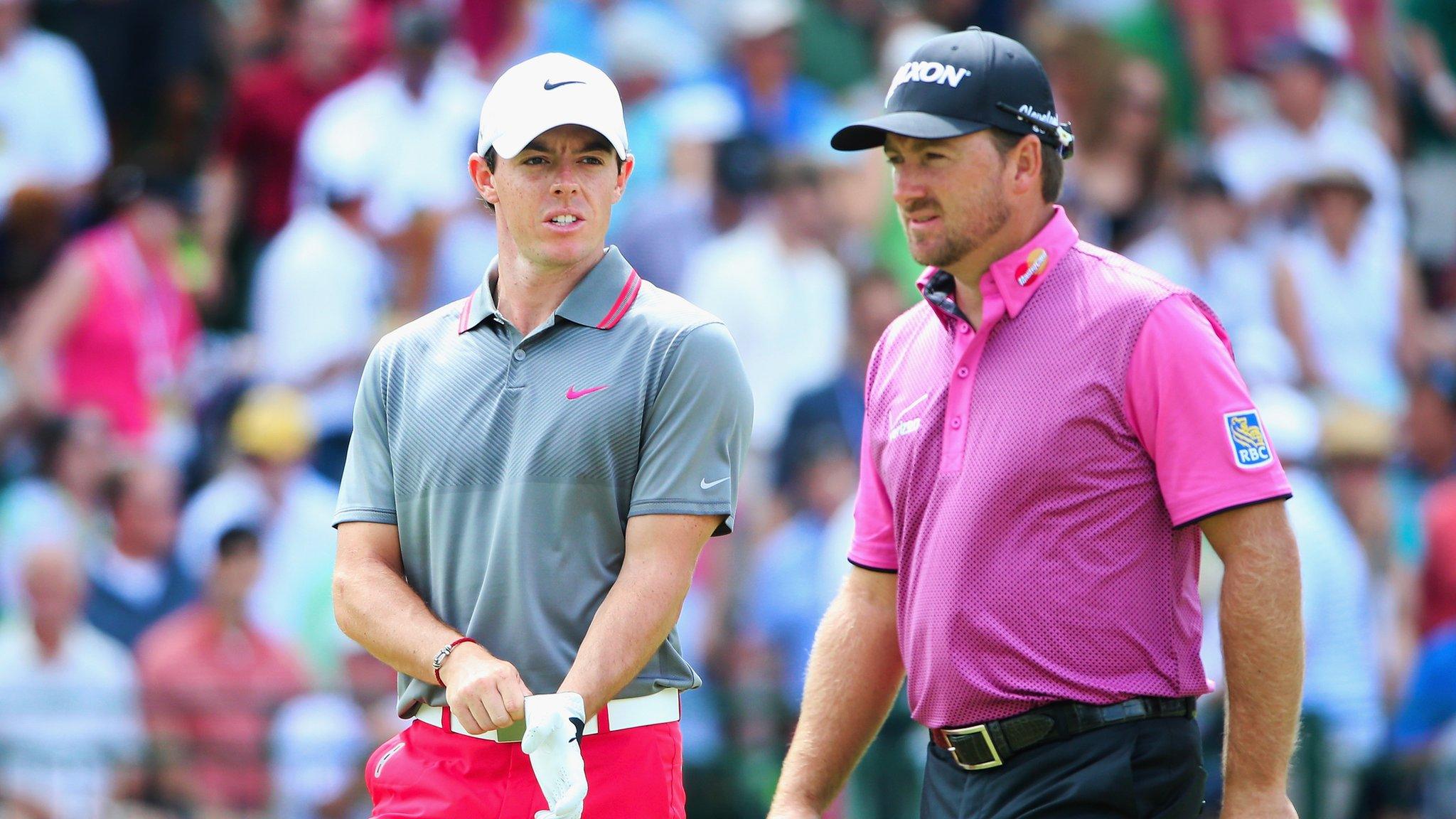 Rory McIlroy and Graeme McDowell