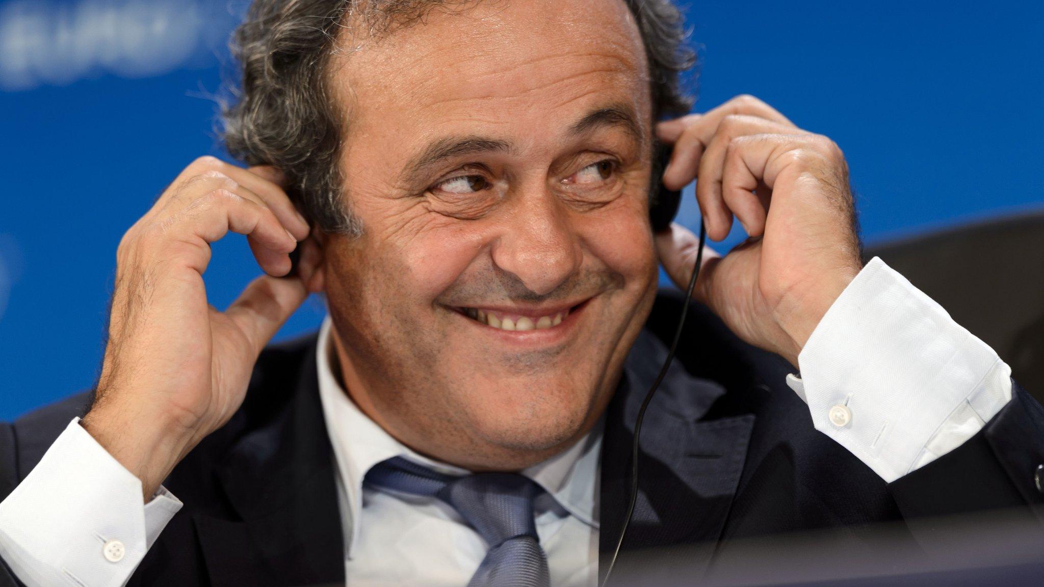 Michel Platini Uefa president