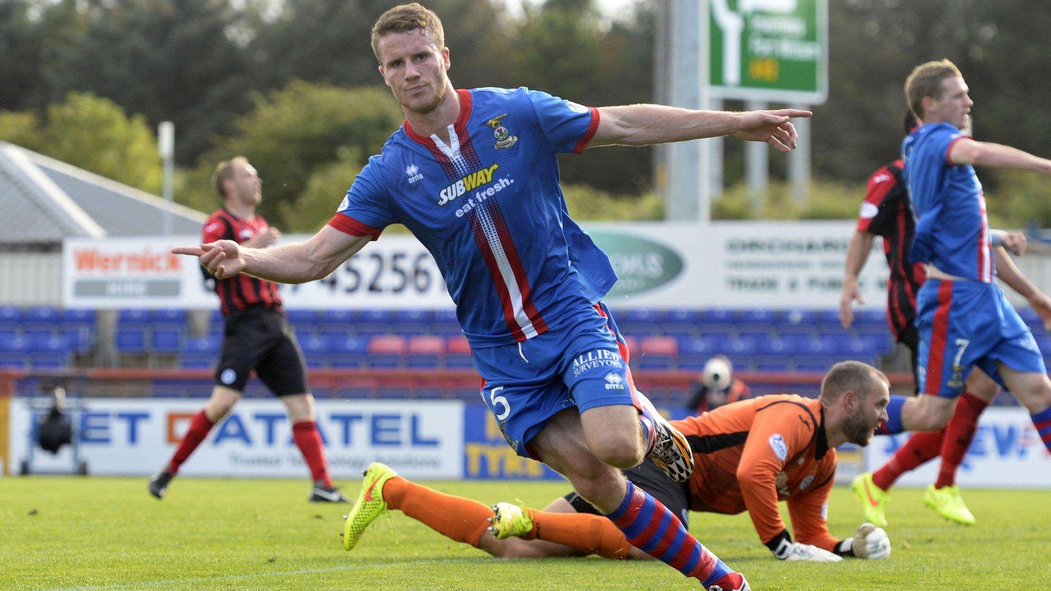 Marley Watkins opened the scoring for Inverness CT