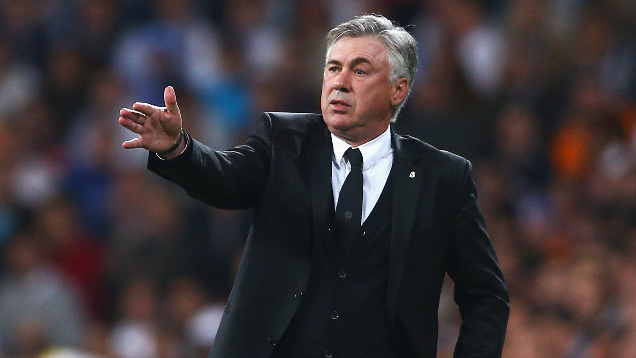 Real Madrid coach Carlo Ancelotti