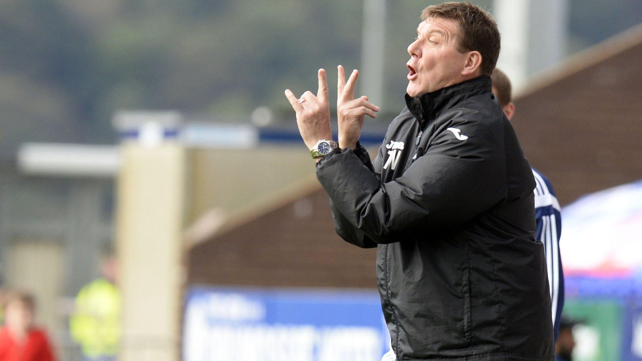 St Johnstone manager Tommy Wright