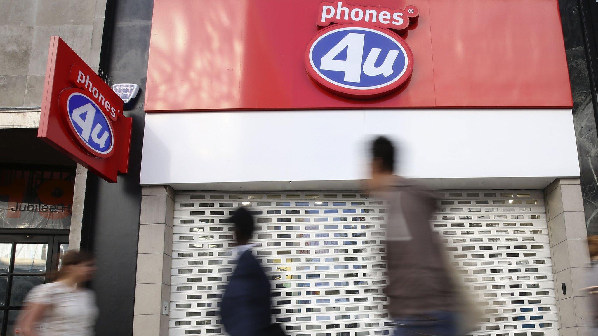 Phones 4U store