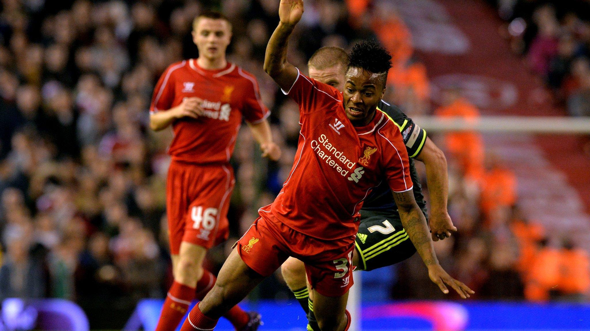 Liverpool winger Raheem Sterling