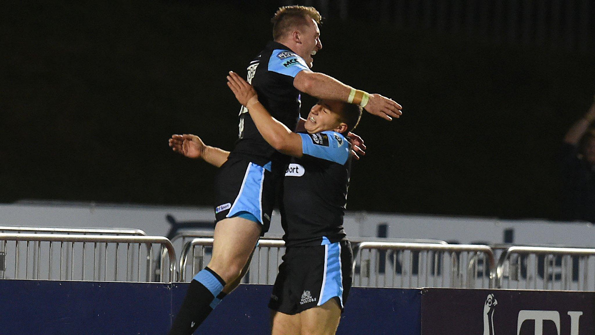 Stuart Hogg and Duncan Weir