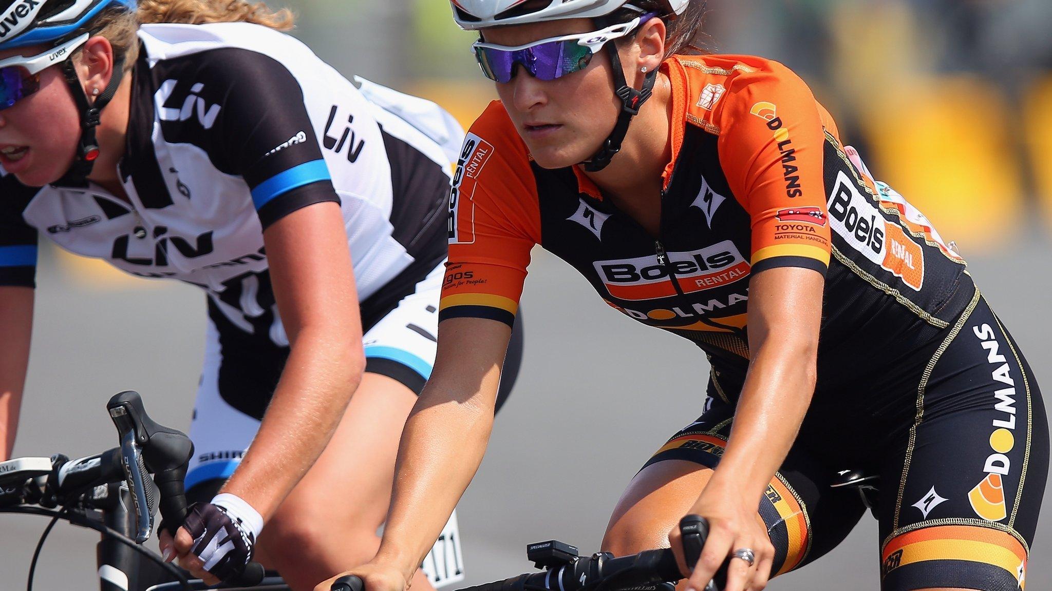 British rider Lizzie Armitstead in the road race