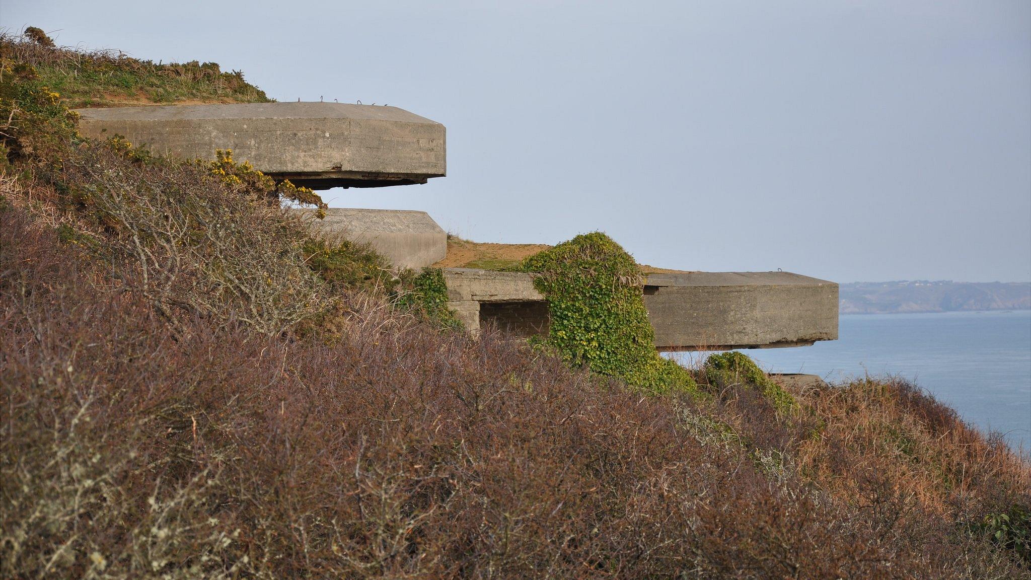 German WW2 fortifications on Guernsey's east coast