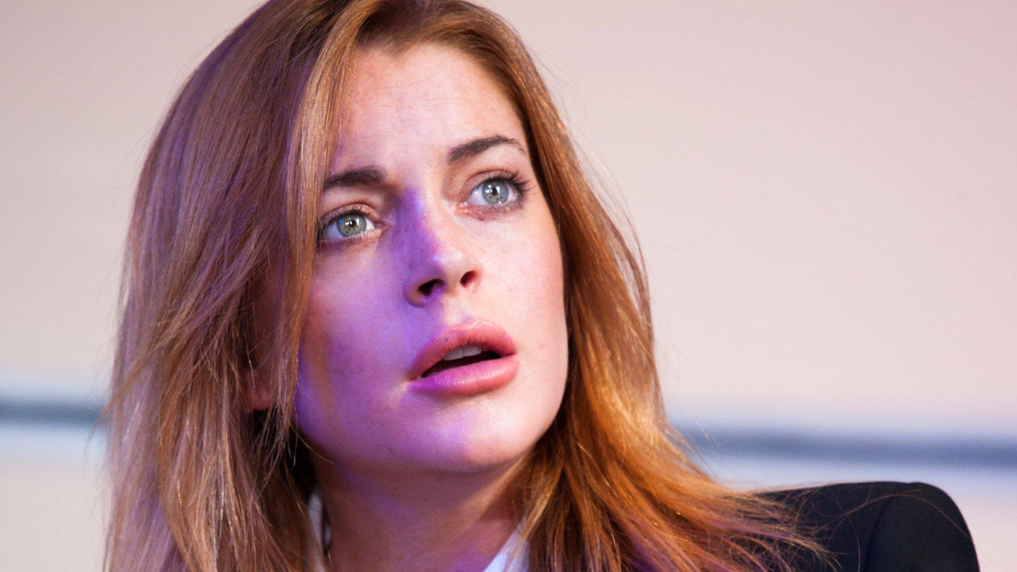 Lindsay Lohan as Karen in Speed-the-Plow